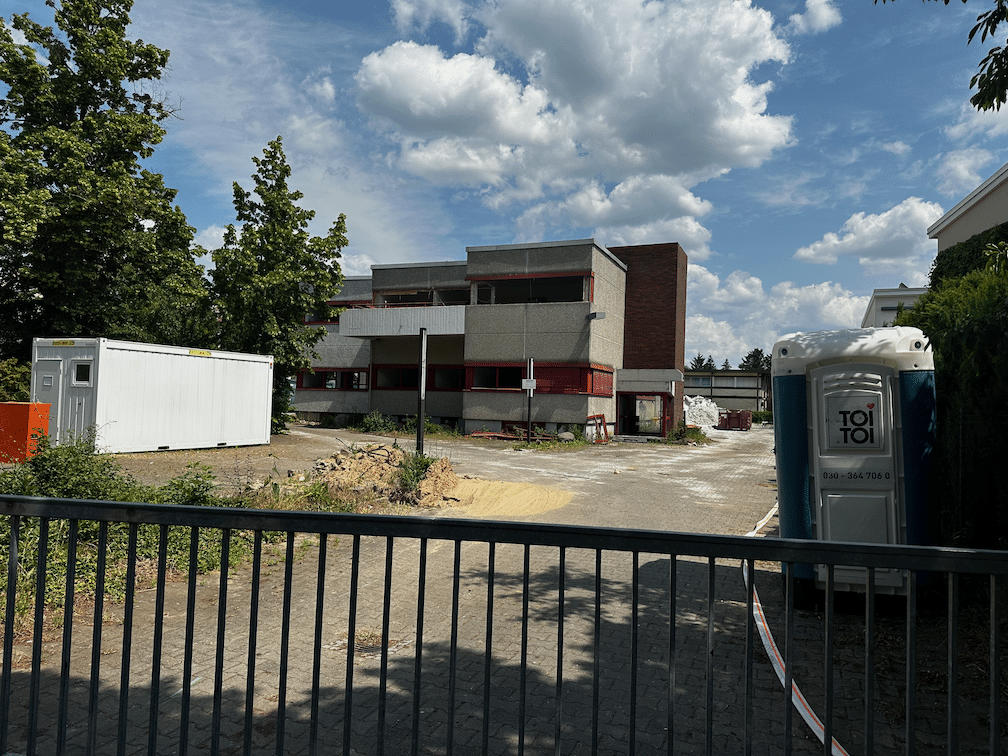 Abriss Alt-Lichtenrade altes Verwaltungsgebäude